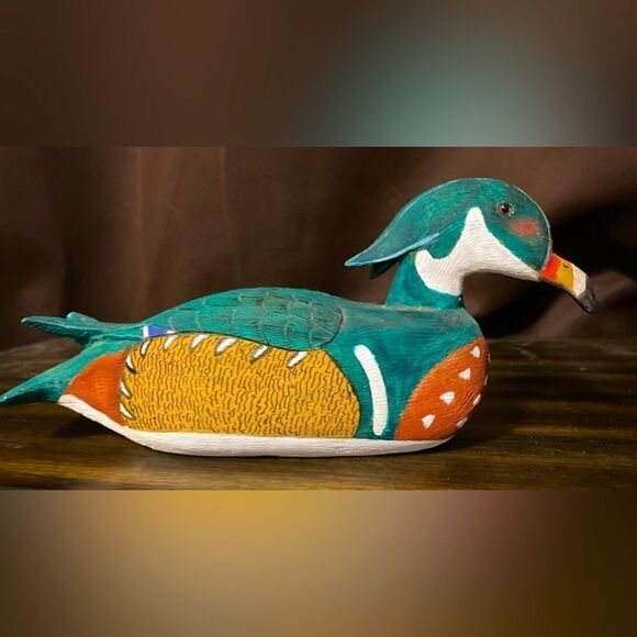 Vintage 90’s handcrafted duck decoy - Picture 1 of 4
